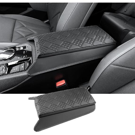 Center Console Cover for BMW X3 (2018-2024)/for BMW X4 (2019-2025), for BMW X3 X4 (sDrive30i/xDrive30i/M40i/M), Waterproof&Comfy Leather Armrest