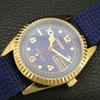 VINTAGE REFURBISHED CITIZEN AUTOMATIC 8200 JAPAN MENS BLUE DIAL WATCH a445351-1