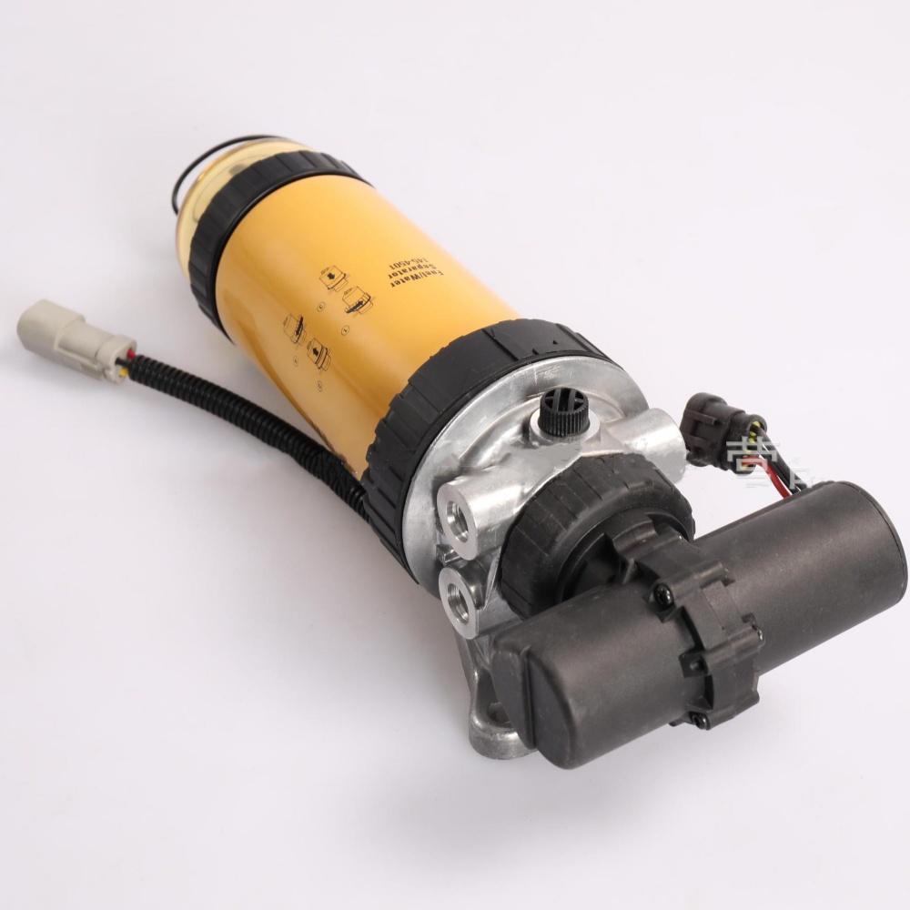 Original Fuel Filter Assembly With 12V Electronic Pump 145-4501 Diesel Engine Fuel Water Separator 1454501 For CAT JCB