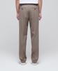 Musinsa Standard Lightweight Semi-Wide Hidden Elastic Waist Slacks [Dusty Beige]