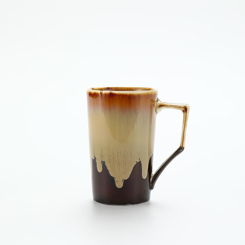 Middle Eastern Style Kiln-Fired Ceramic Mug with Large Capacity 350ML