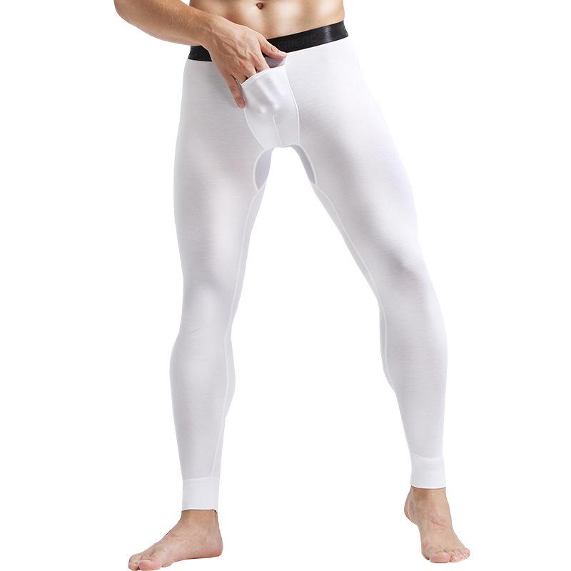 Men's Slim Fit Elastic Autumn & Winter Warm Trousers