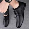 Fashion High Quality Men's Fashionable casual leather shoesShoes lace up Leather Casual Shoe outdoor Comfortable  Fashion Shoes