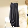 Women's Spring/Autumn Wide-Leg Drape Pants - Small Size, Straight Casual Design