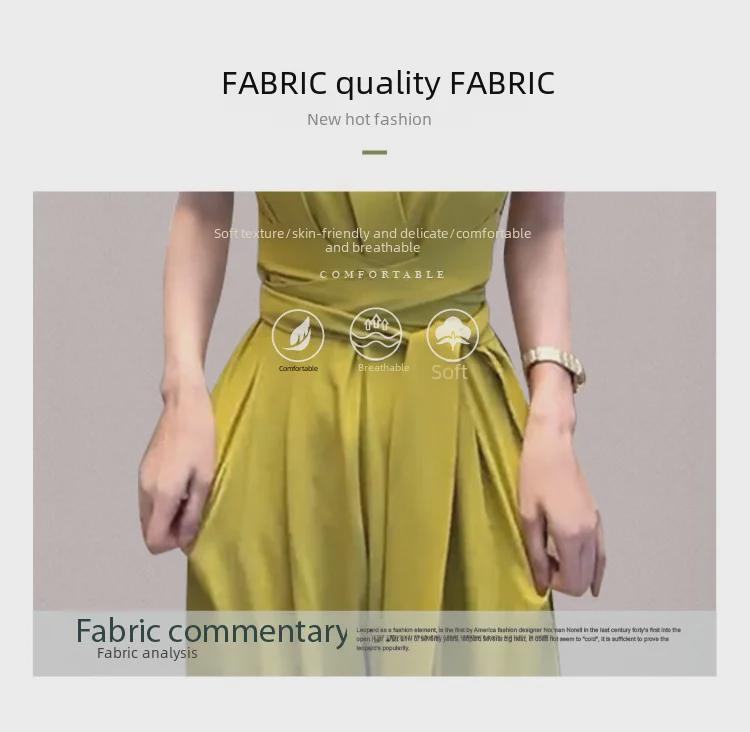 "Elegant Wide-Leg V-Neck Jumpsuit for Women - Summer Style"