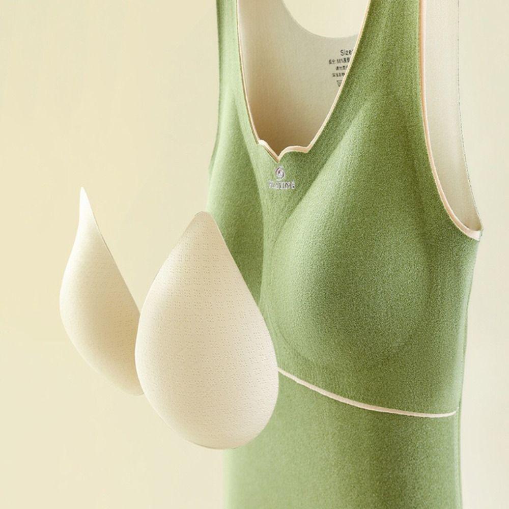 Comfortable Breathable Thin Warm Heating Seamless Slim Waistcoat Women 's Underwear Thermal Camisoles Dralon Vest