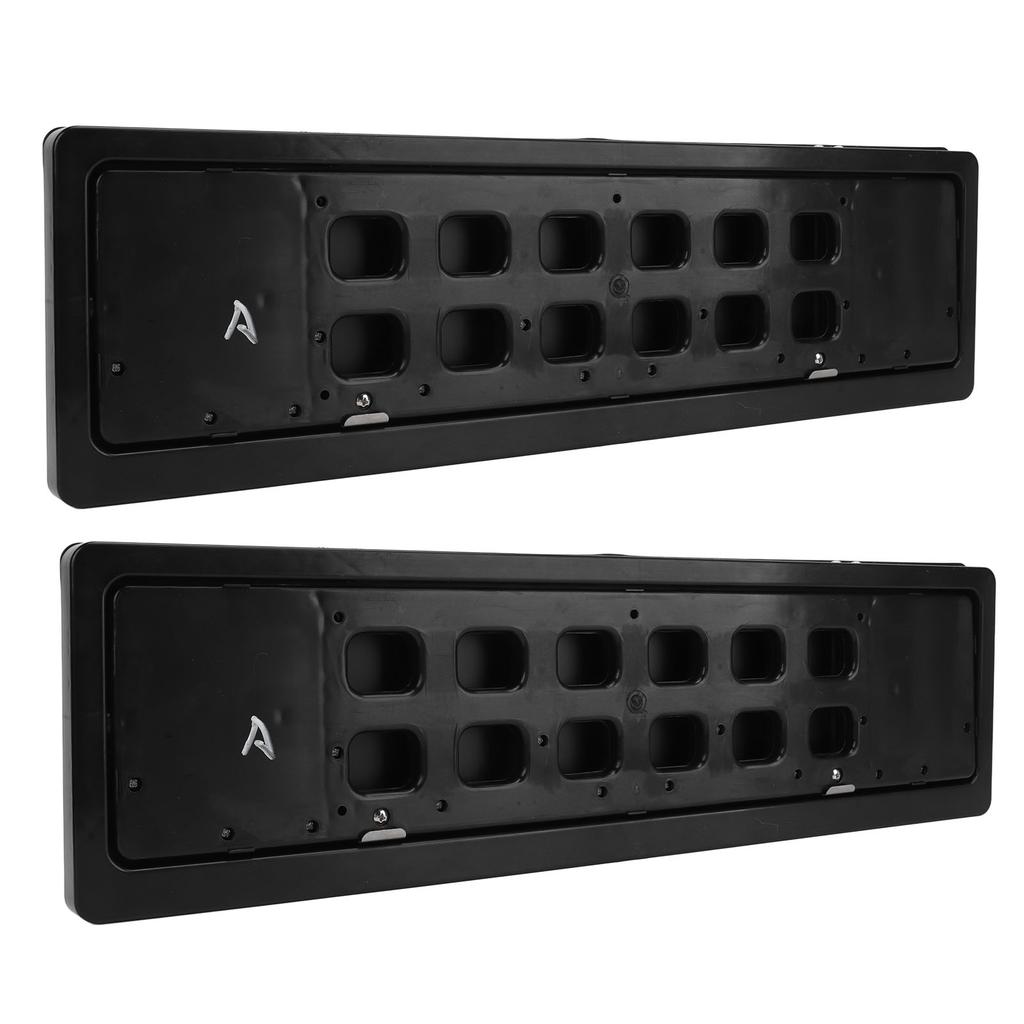 Electric License Plate Holder Bracket with Remote Control Rust Proof Weatherproof Universal for