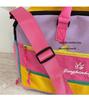 Women's High-End Color Block Fitness and Travel Bag - Large Capacity, Handheld, Perfect for Commutes and Business Trips