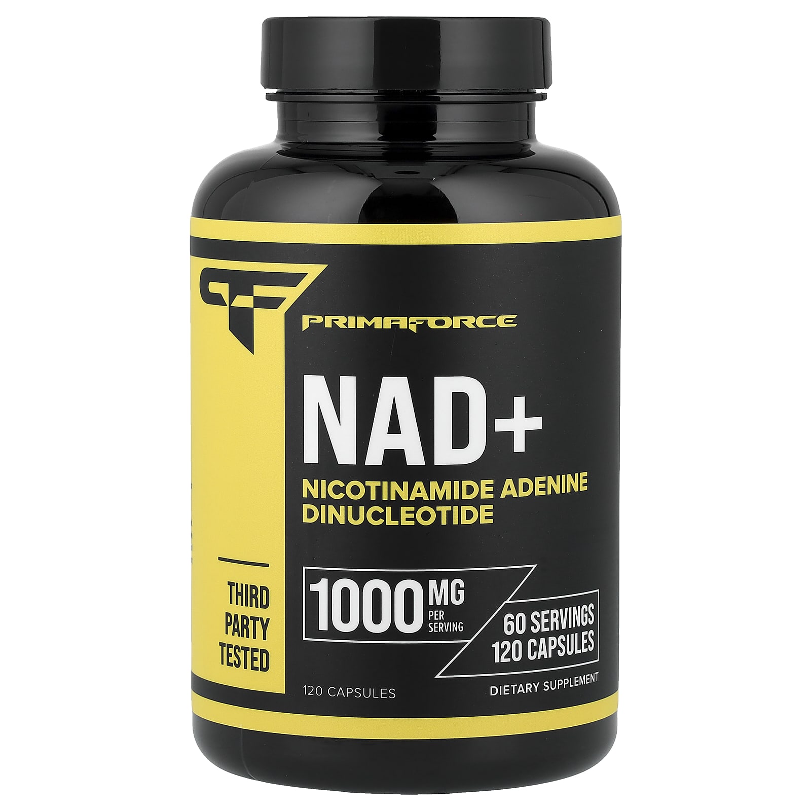 

Primaforce, NAD+, 120 Capsules (500mg per capsule)