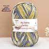 Gradient-Dyed Baby Velvet Cotton Yarn for Crochet and Knitting
