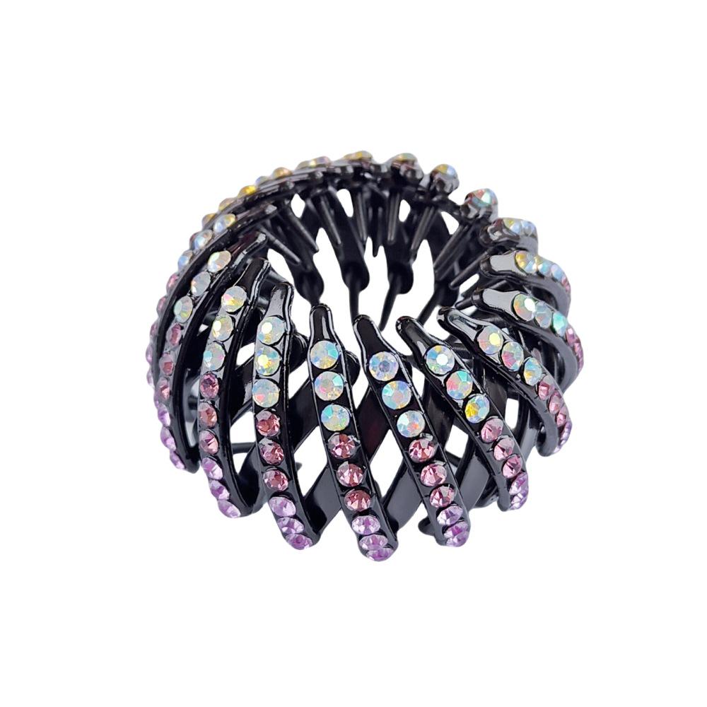 Trendy Matte Bird's Nest Hair Curler: Versatile Claw and Ponytail Ring for Effortless Styling In Europe and America.