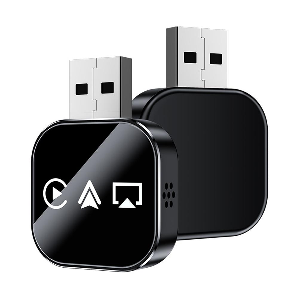 

3-in-1 Wireless Carplay Adapter For Iphone, Convert Wired To Wireless, Mini Size Mirror Link Android Auto Connect Car AI Box чёрный