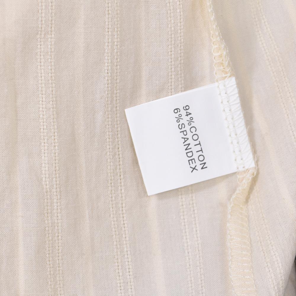 GMXIA Letnia damska koronkowa bluzka z długim rękawem i stójką z koronki