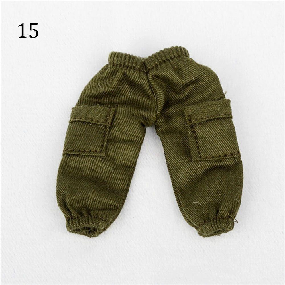 1/12 Doll Fashion Ripped Pants Doll Jeans 12~16cm Doll Coat Cool Jeans Jackets Doll Pants Shorts Clothes Accessories Kids Gift