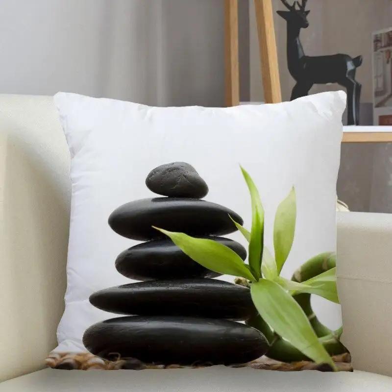 New Zen Stone Pillowcase Sofa Decoration Cushion Cover  Home