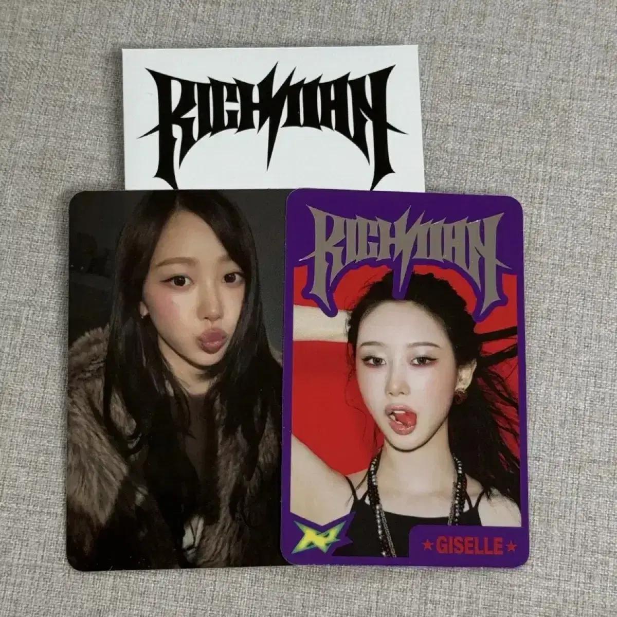 

aespa Richman Week Поп-ап Торговая карточка Пока Жизель