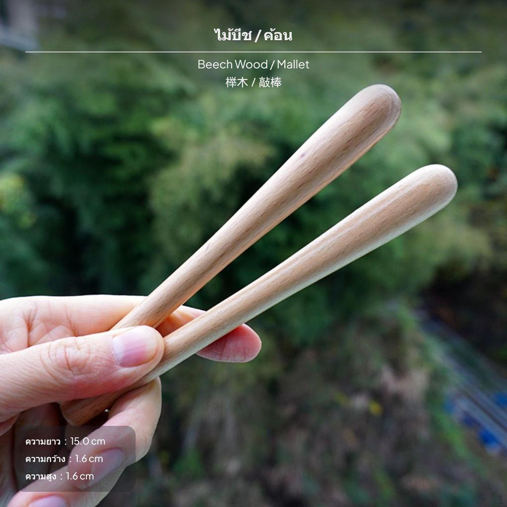 Holzschlagwerkstock, Orff-Schlägel, Xylophon-Zubehör für Kinder Roter Runder Kopf