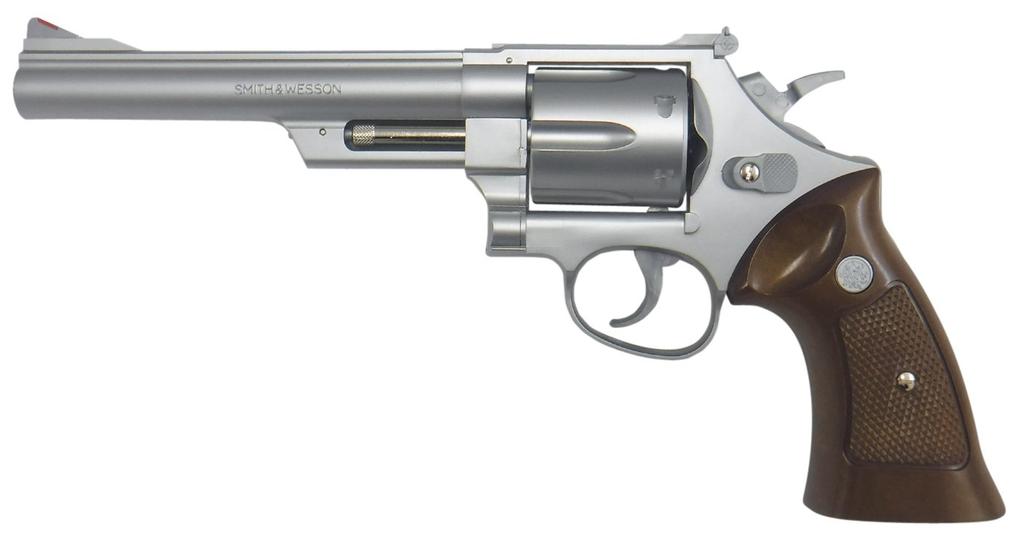 Crown Model No. 8 S&W M629 6-inch Hop-Up Air Revolver, Silver, Ages 10 and Up, Airsoft Gun