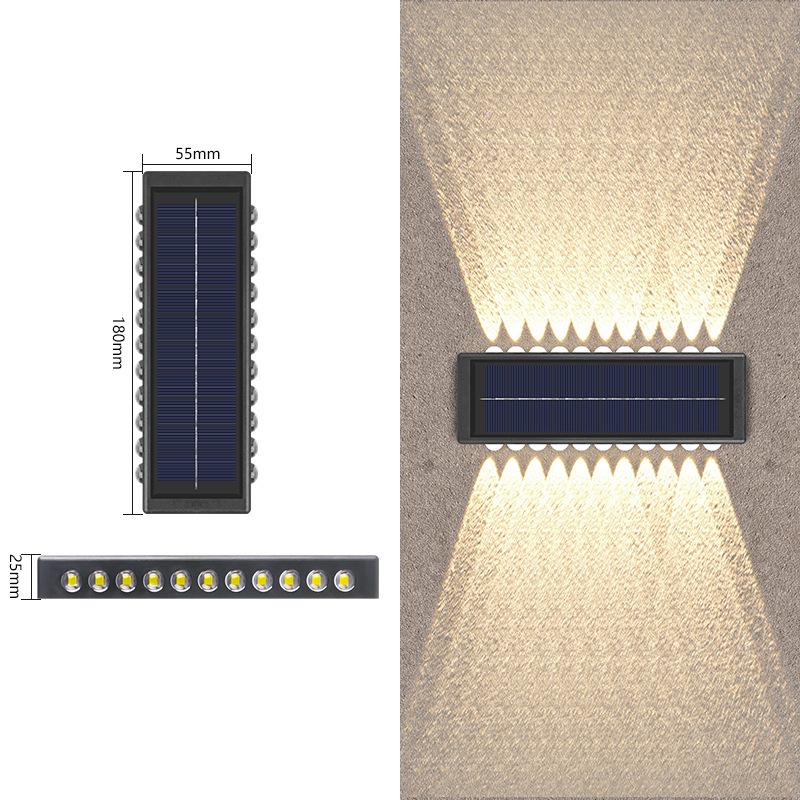 Waterproof Solar Outdoor Wall Light for Garden, Courtyard & Balcony Decoration
