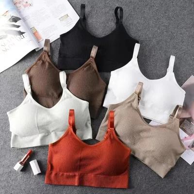 Reggiseno senza cuciture da donna, coppa intera, traspirante, senza ferretto, comodo, per la notte, da corsa, fitness, sportivo, di alta qualità.