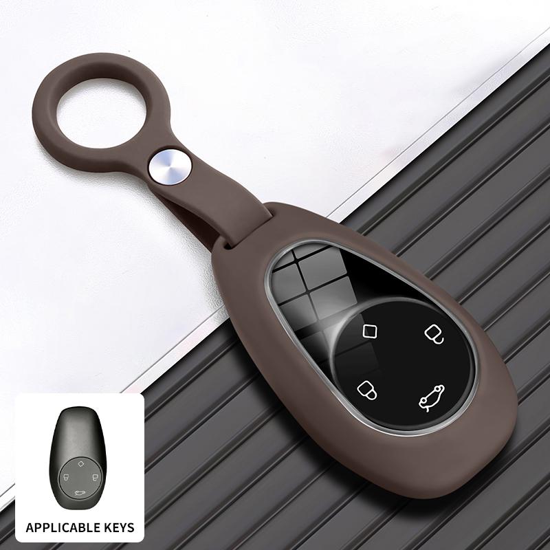 High-Quality Silicone Key Cover for Leapmotor C11/T03/S01/C10/B10, All-Inclusive Key Fob Case