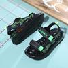 Offene Sandalen für Jungen mit Verschluss Leichte Strandschuhe Kinder Alter 4-16