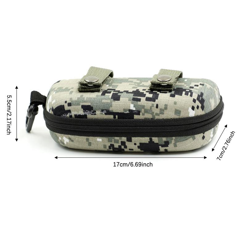 Portable Sunglasses Box EVA Glasses Case For Outdoor Sports Camouflage Eyewear Holder with Buckle Storage Bag