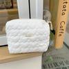 Sweet Flower Women's Quilting Cosmetic Bag Large Capacity Ladies Love Makeup Case Female Travel Storage Bags Clutch Handbags