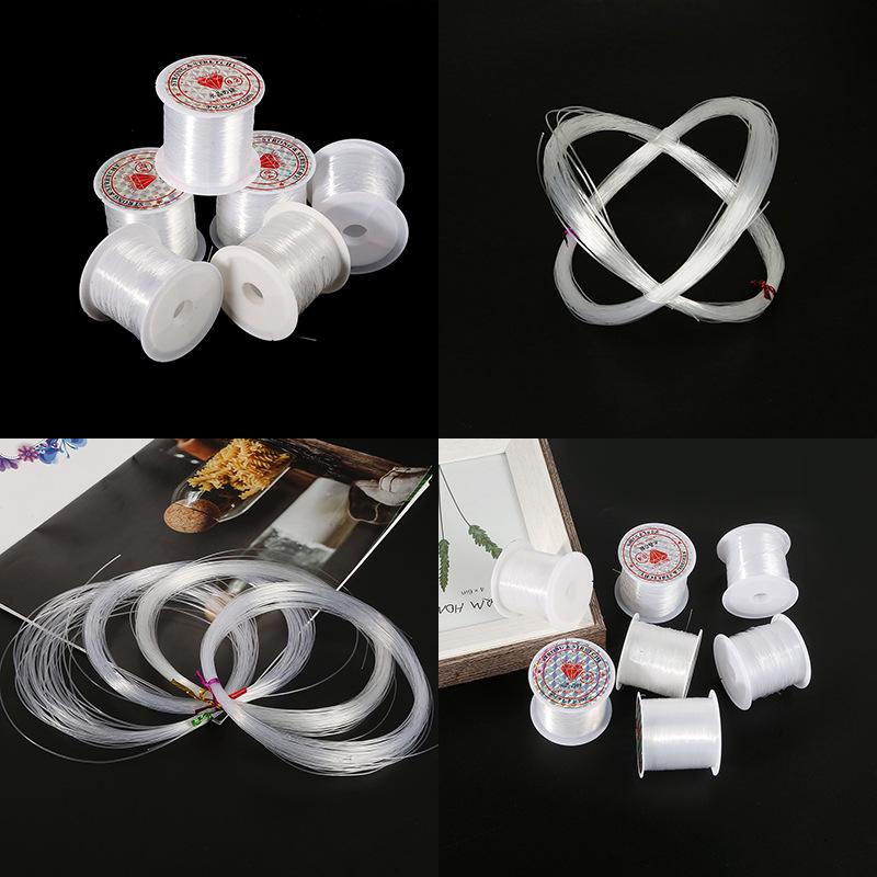Transparent Non-Elastic Crystal Beading String for Jewelry Making