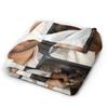 George Michae Collage Blanket Quality Warm Soft Bedding Throws Winter Children Living Room Aesthetic Bedspread