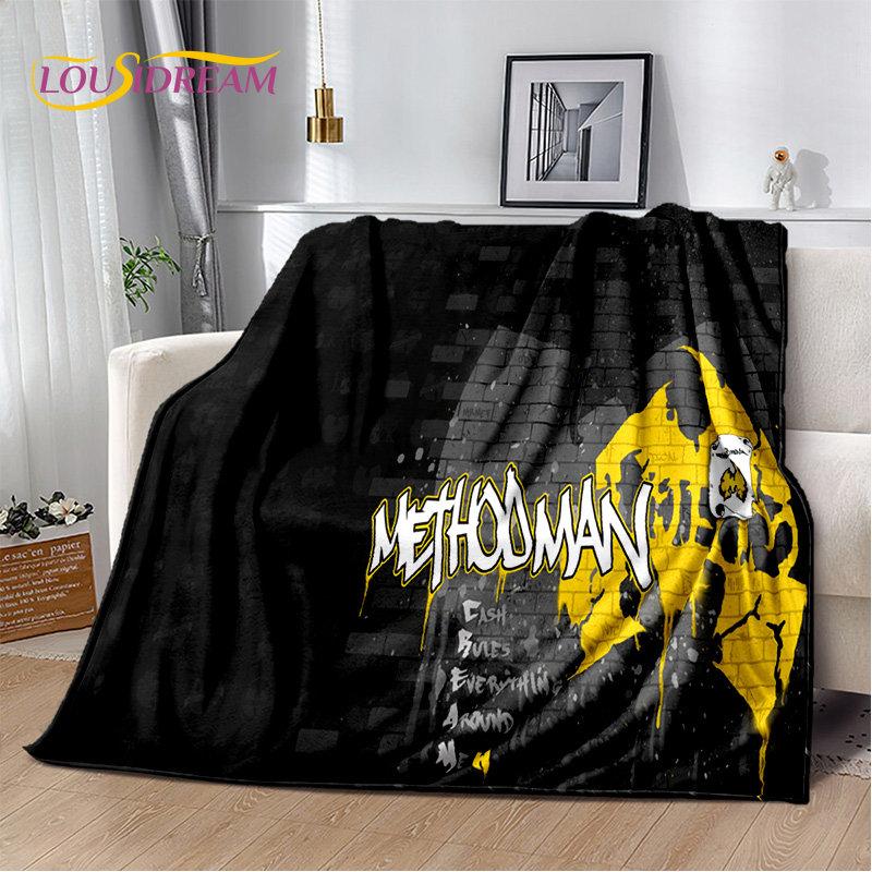 Wu T-TANG Clans Series Sign Soft Plush Blanket,Flannel Blanket Throw Blanket for Living Room Bedroom Bed Sofa Picnic Cover Kids