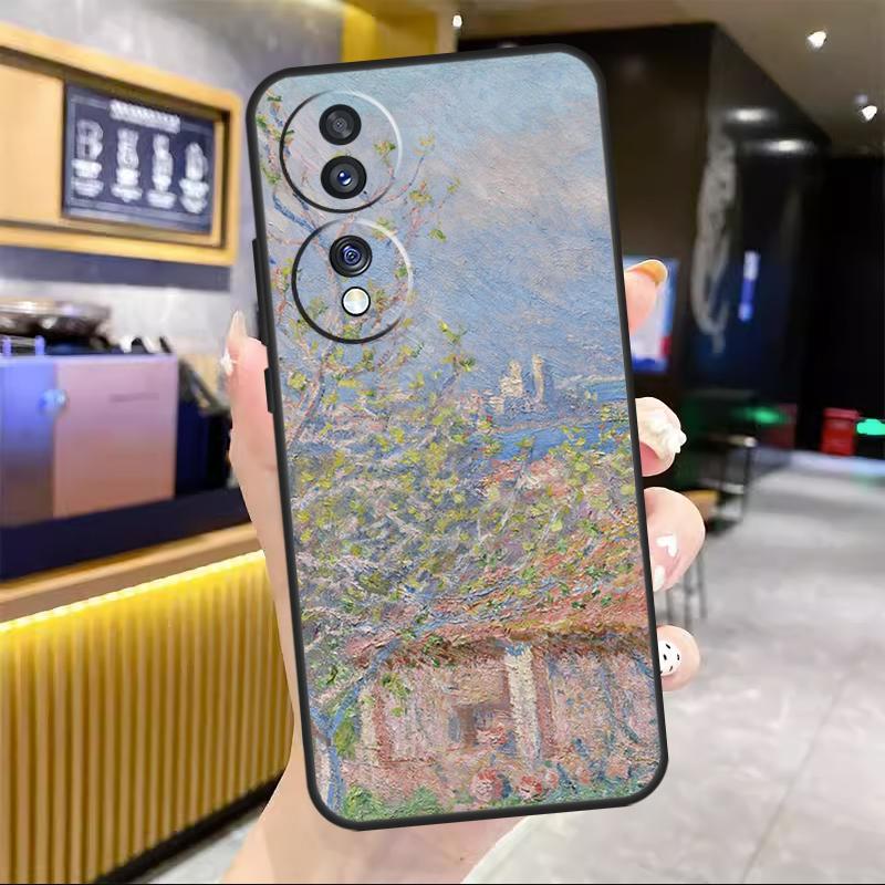 Claude Monet For Honor Magic 7 Lite 5 6 8 Pro Case For Honor Win RT X9c X9a X9b X8b X8c 200 400 50 70 90