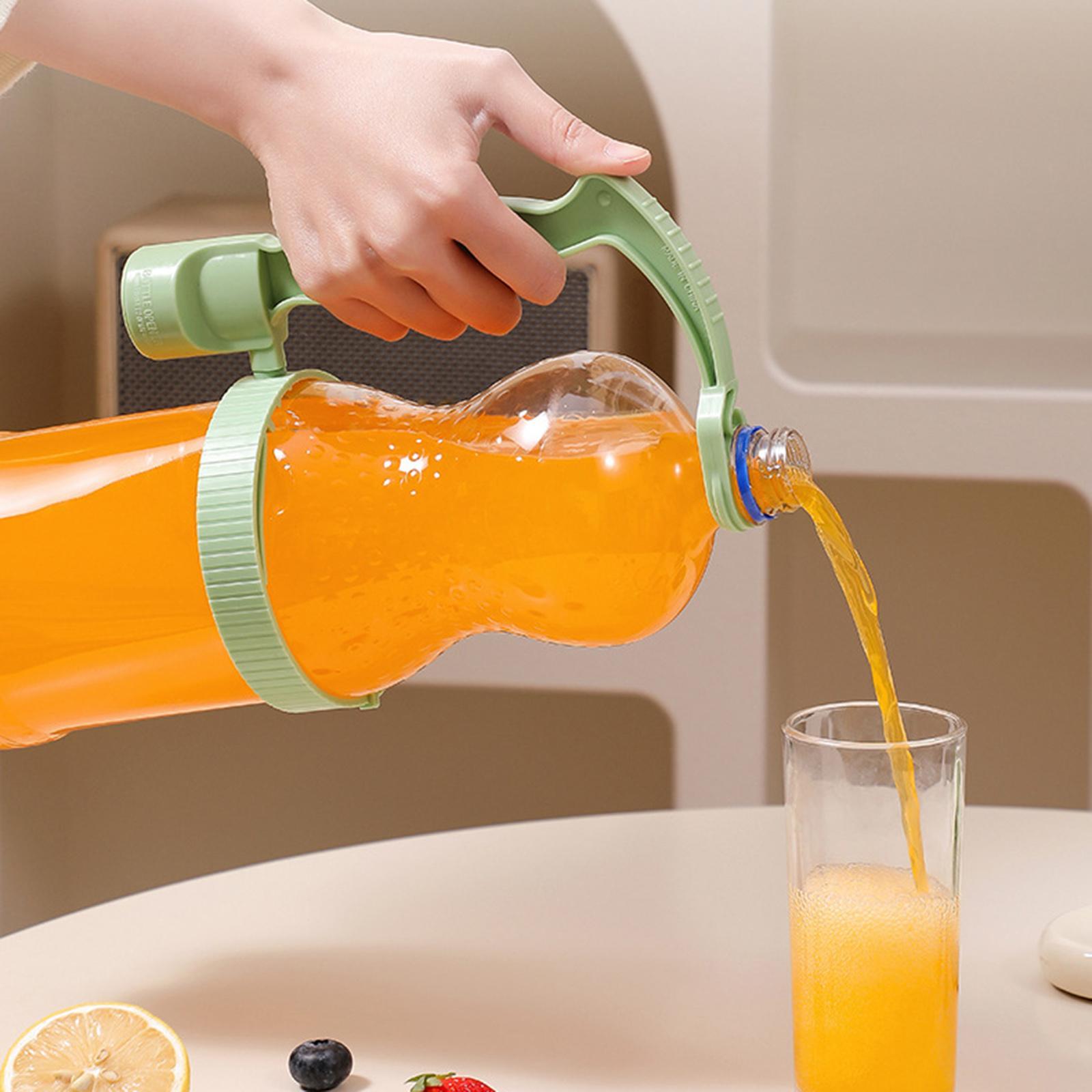 

Beverage Handle Handle Bottle Grip Bar, Cola Handle, Cup Holder, Anti -slip зелёный