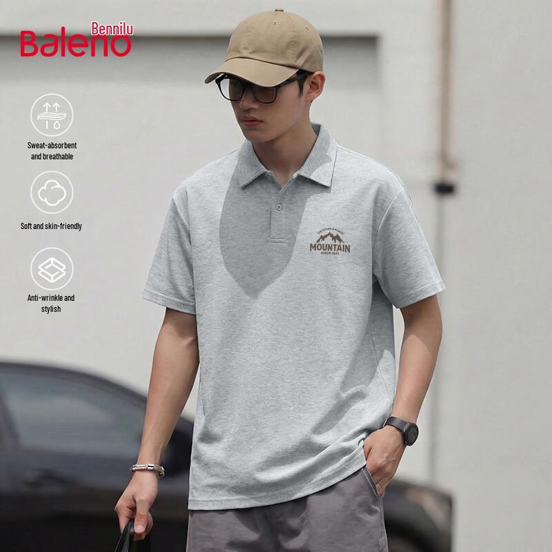 Baleno Men's Casual Short Sleeve Polo Shirt