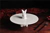 BRRabbit Shape Ceramics Cake Tray Wedding Party Dessert Display Stand Fondant Cake Decorating Tools Home Decorating ToolsEY