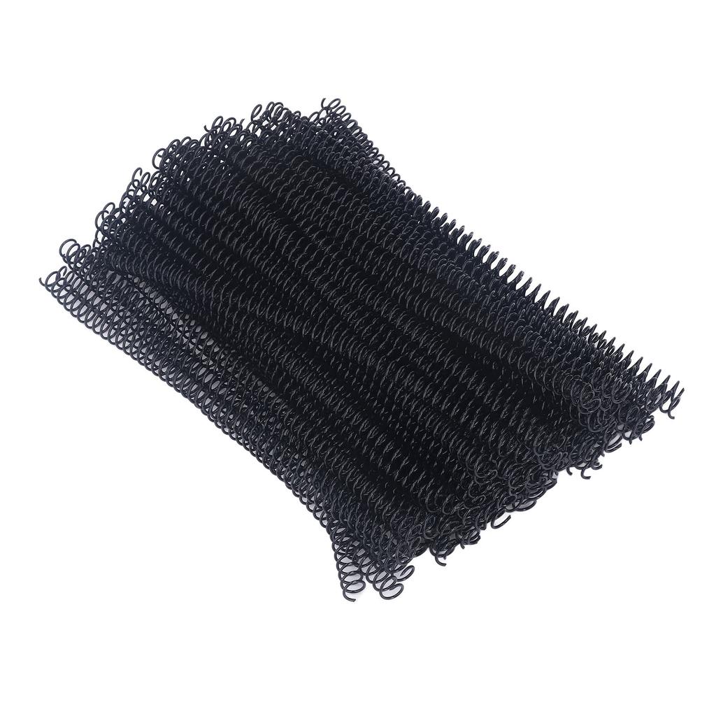 100Pcs Spiral Binding Coils Plastic Dia 9.5mm 3Celsius8in 48 Teeth 4:1 Ratio 75 Sheet Capacity for   Paper
