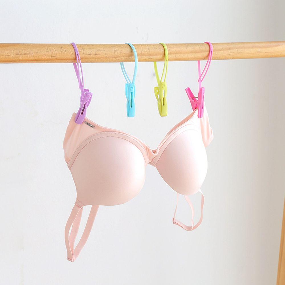 Household Travel Supplies Underwear Clip Bra Hook Socks Hanger Clothes Pegs Drying Racks Clothespin