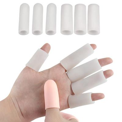 5Pcs Tragbare Kappe Schutz Fuß Schmerzen Relief Füße Pflege Universal Silikon Gel Rohr Bandage Finger