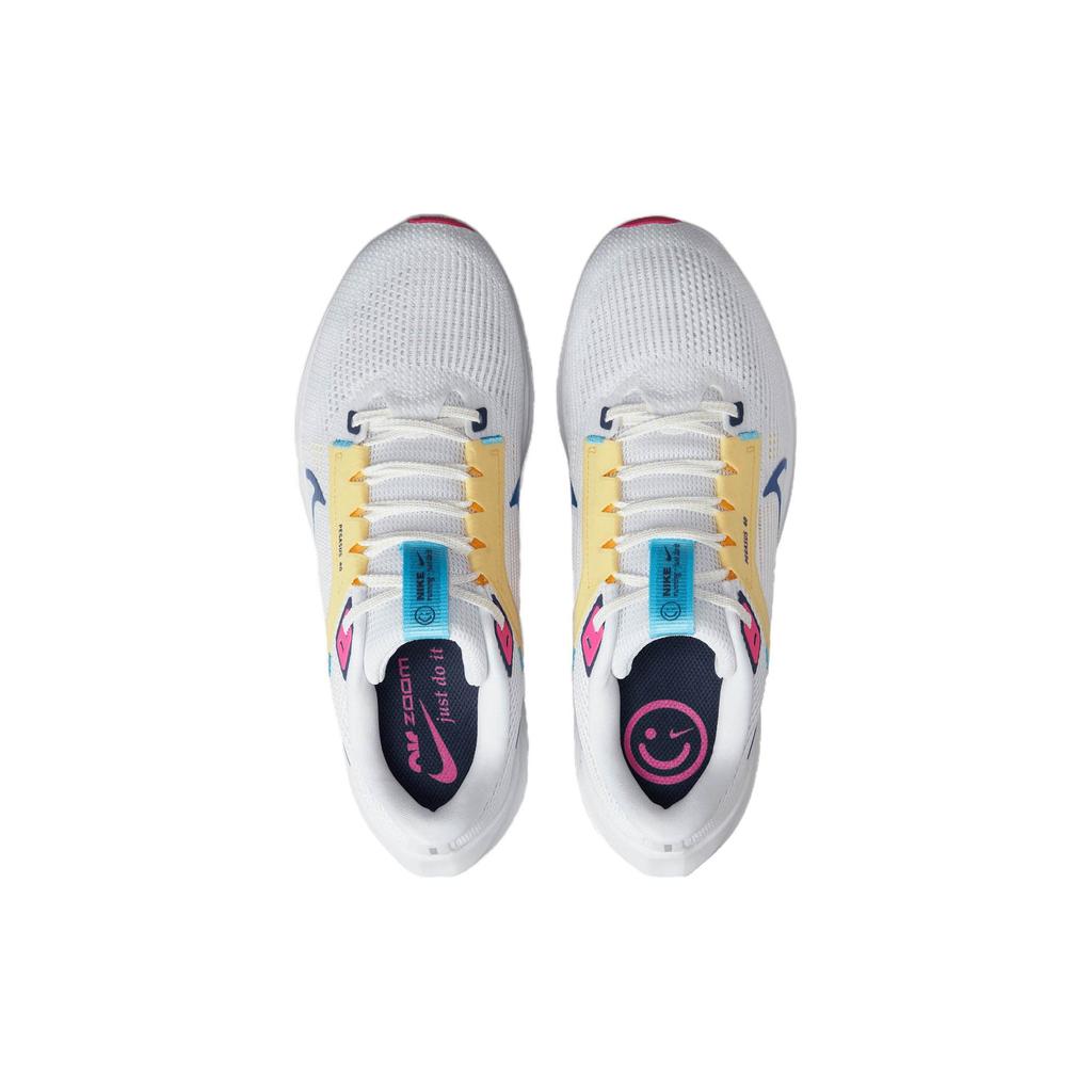 Nike  Air Zoom Pegasus 40 White Deep Royal Pink Women Sneakers Photon-Dust Fierce-Pink Deep-Royal-Blue DV3854-105