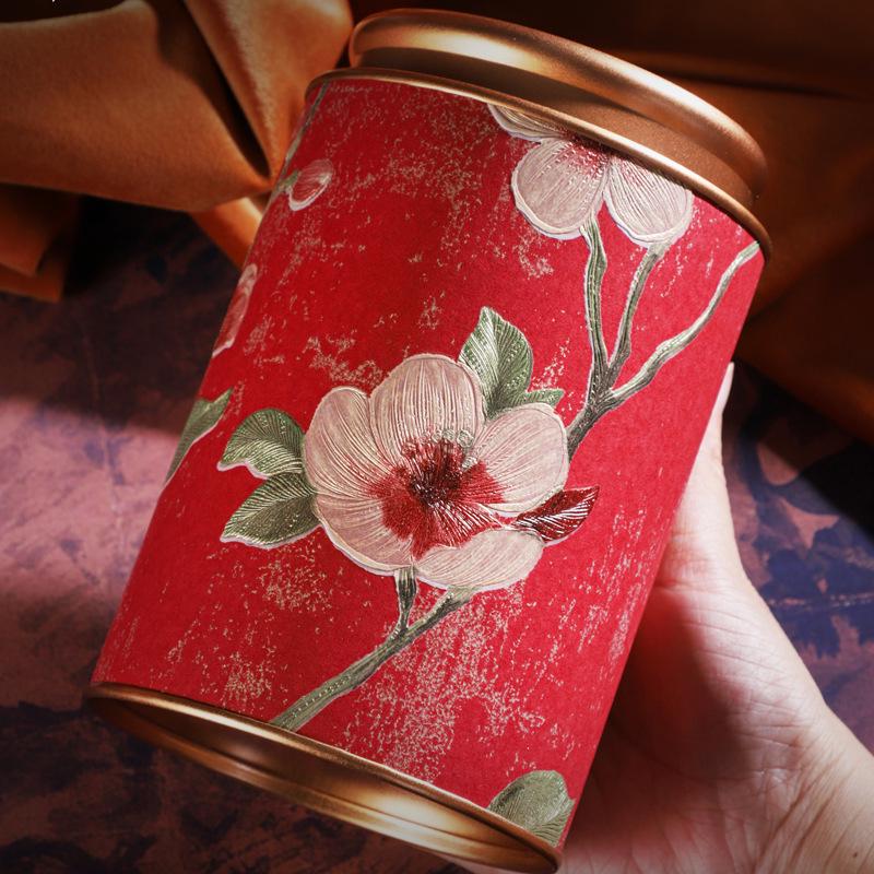 Exquisite High-End Tea Storage Box for Flower, Black, Green, and White Teas - Sealed Jar with Premium Gift Packaging