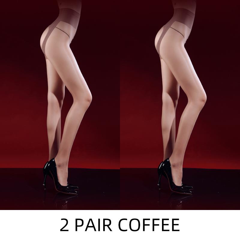 Kave 1/2 Pairs Women Summer Sheer Thin Tights Women Sexy Utra High Waist Elastic Pantyhose