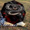 1PC Snake Rose Umbrella-8-Rib Reinforced Portable Folding Travel Suitable for All Seasons Outdoor Daily Use-H0392