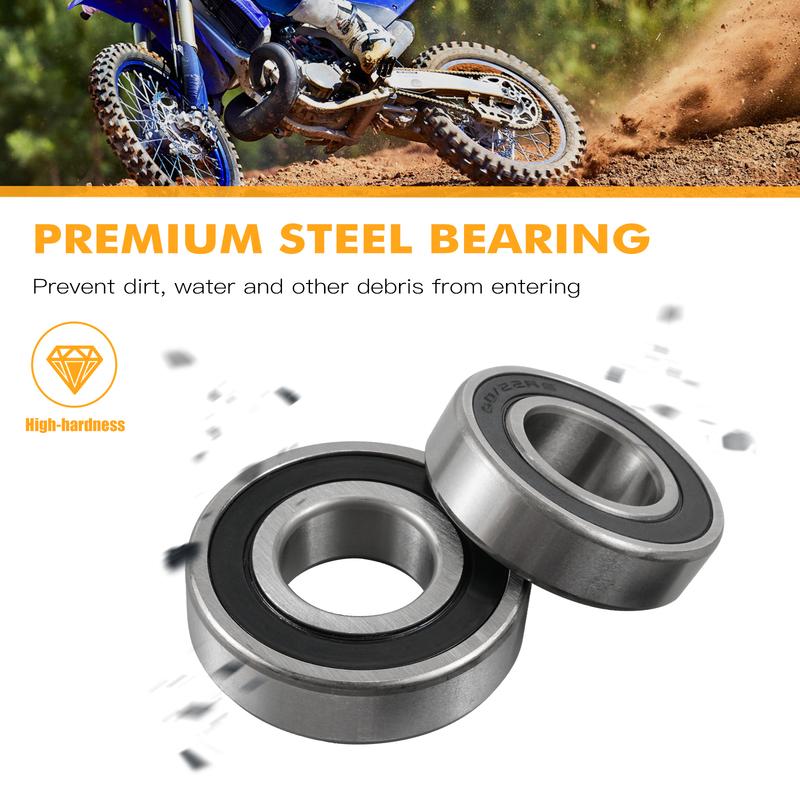 For Yamaha YZ125 YZ250 1999-2024 YZF250 YZF450 WR250F WR450F Rear Wheel Bearings Oil Seals Kit YZ 125 250 426 450 X F FX WRF YZF