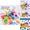Wooden Magnetic Fish Toy Set For Toddler Early Education And Shape Recognition