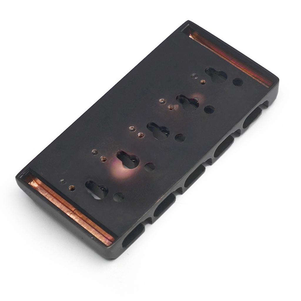Bass Guitar Bridge Bass Bridge Assembly Replacement Vintage Style 5 String Bass Bridge Electric Bass Guitar Accessory