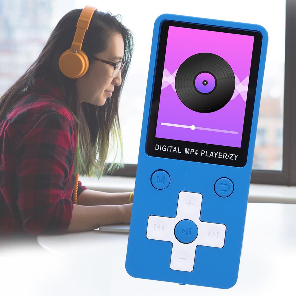 Music Player with Earphone Portable Wireless 5.0 1.8 Inch Screen 5 Hours Playback Hi Fi Sound MP3 Player for Sports