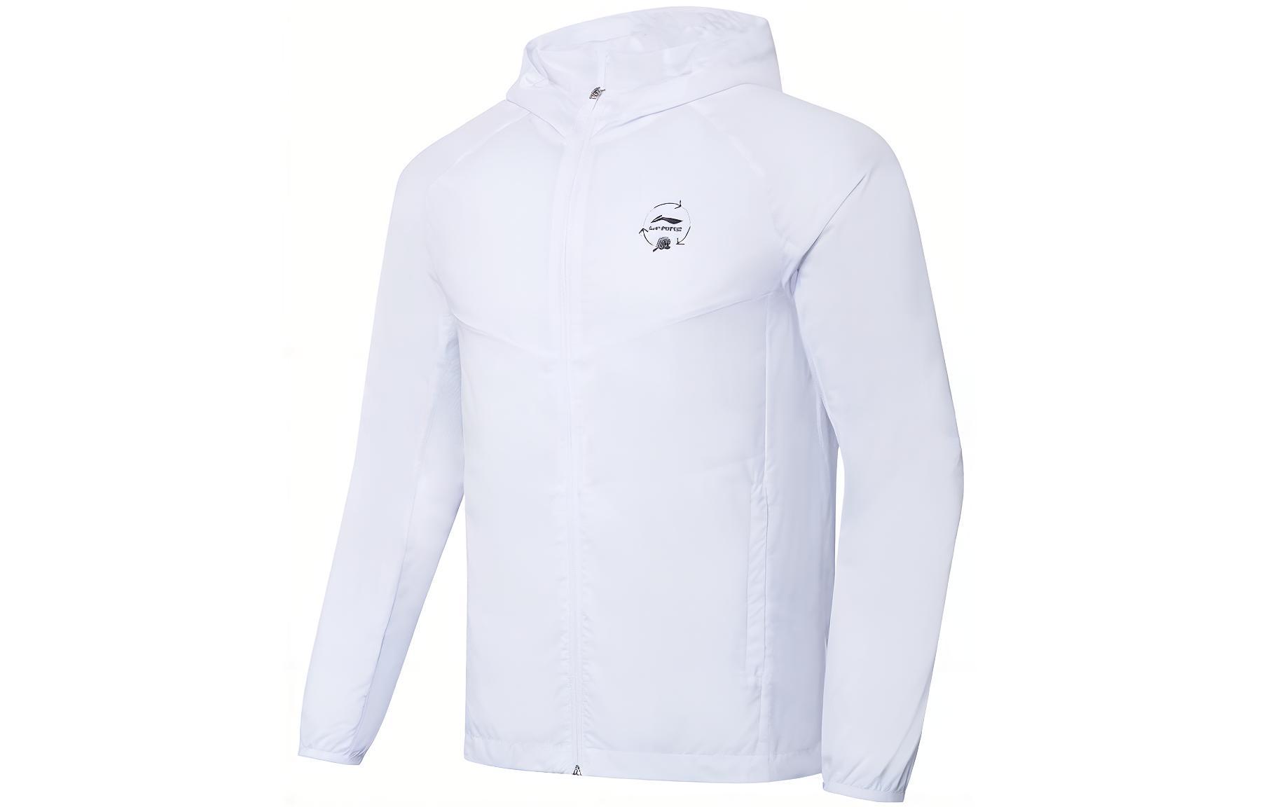 Li Ning Super Light Sun Protection Clothing Unisex Standard White AFDT159-1 L