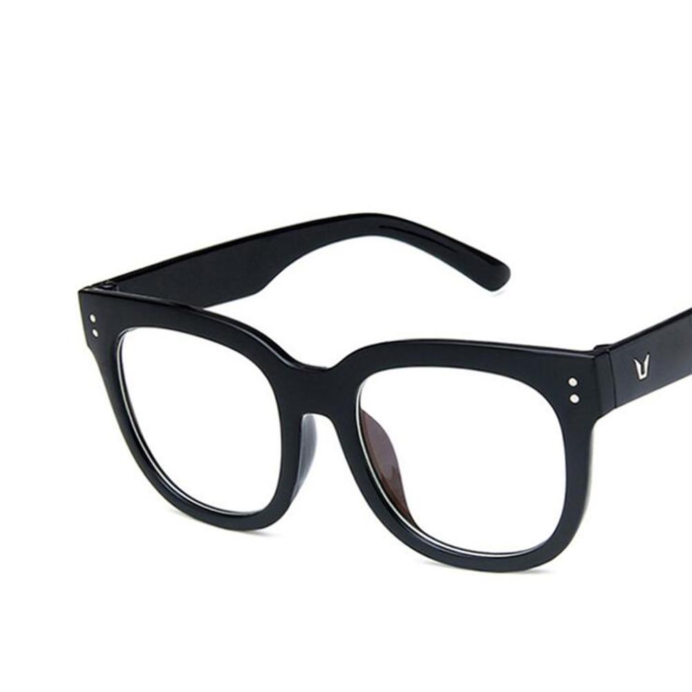 Retro Style Fashion Square Frame Clear Lens Glasses