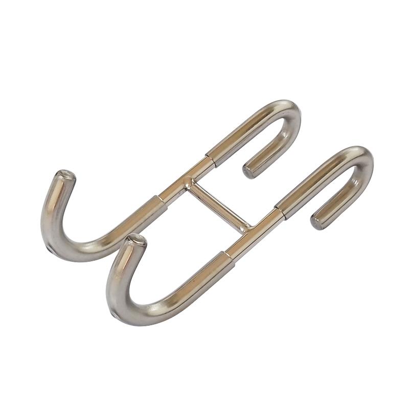 2024 Hot Sale Modern Stainless Steel Coat Hanger S-Shaped Hook Simple Design Multifunctional Hanging Objects Bedroom Home Metal