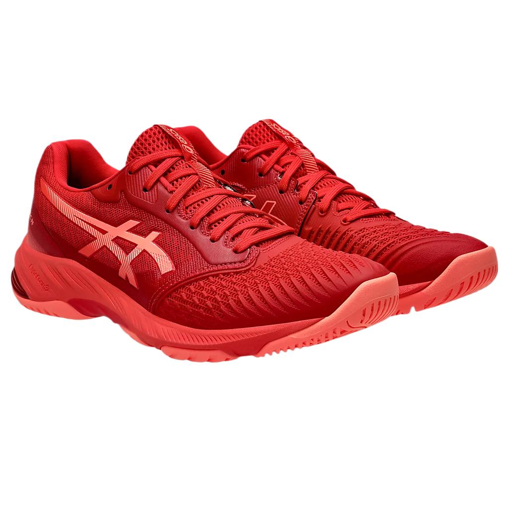 Asics Netburner Ballistic FF 3 Speed Red Herre Sneakers Sun-Coral 1051A073-600